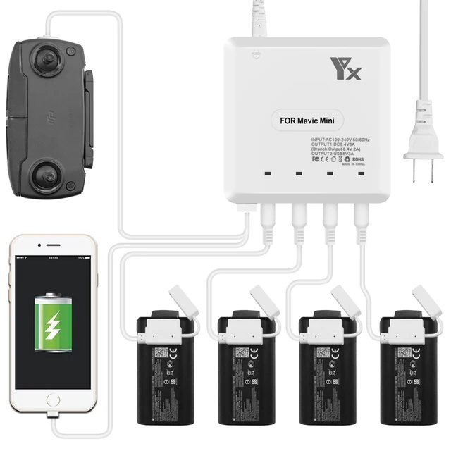 $33.12  mavic mini drone Charger Battery & Remote Control Charging for dji mavic mini drone Accessories