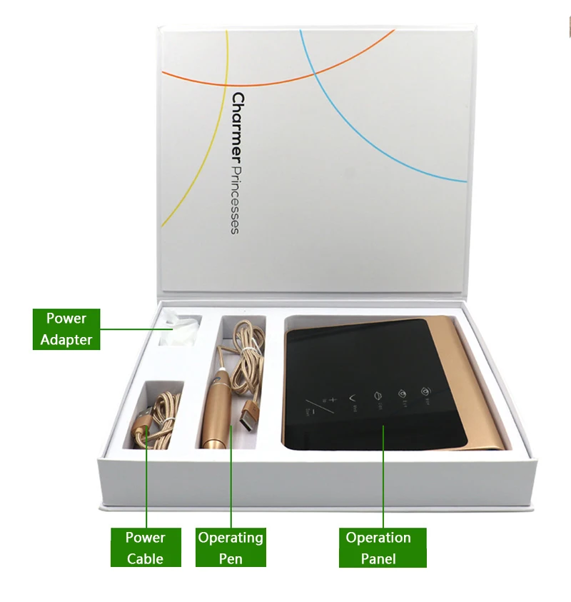 Профессиональный Набор татуировок, роторная ручка, машина для перманентного макияжа бровей Charme Princess, мощная машина с картриджами