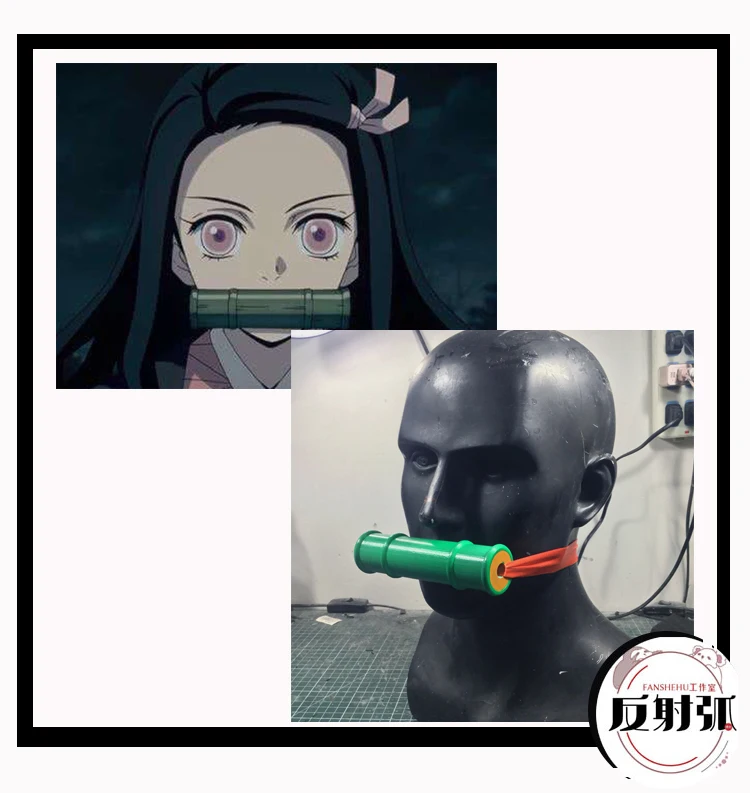 Demon Slayer Kamado Nezuko Косплей штемпельные палочки Kimetsu no Yaiba реквизит Хэллоуин косплей костюм аксессуары
