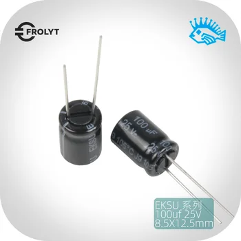 

2pcs 100uF 25v EKSU Series FROLYT German Audio Electrolytic Capacitor