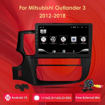 

2Din Android 10 Car radio Multimedia Video Player Universal auto Stereo for Mitsubishi Outlander 3 2012-2018 4G WIFI DVR SWC DTV