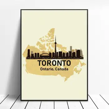 

Toronto Canada Art Canvas Poster Home Decoration Painting No Frame