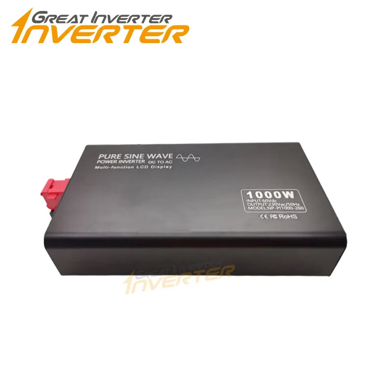 Inverter Di Potenza A Onda Sinusoidale Pura 1000W Dc 12V 24V 36V 48V Ac 110V 220V 230V Convertitore Display Digitale Prodotto Per Auto