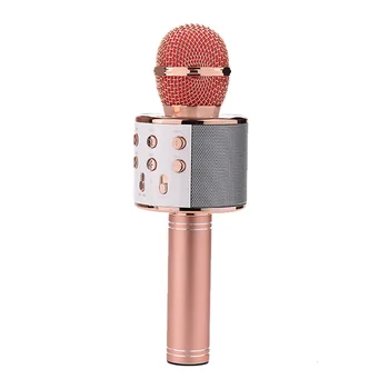 

Wireless Microphone Bluetooth Karaoke Microphone Handheld Microfone Player Singing for Home Use