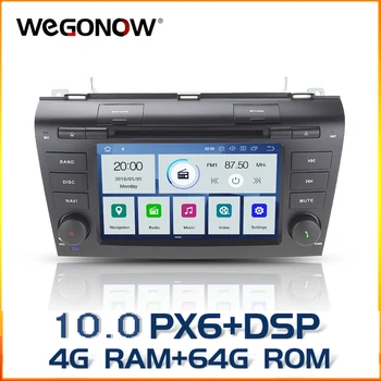 

DSP PX6 IPS Android 10 4GB RAM 64GB ROM Car DVD Player navigation GPS Map Wifi RDS Radio Bluetooth For Mazda 3 2003 -2009