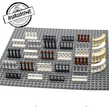 Marumine 30 шт. город МОС аксессуары кирпичи забор перила лестницы Дом Сад игрушка строительные блоки запчасти Marumine 30 шт. город МОС аксессуары кирпичи забор перила лестницы Дом Сад игрушка строительные блоки запчасти
