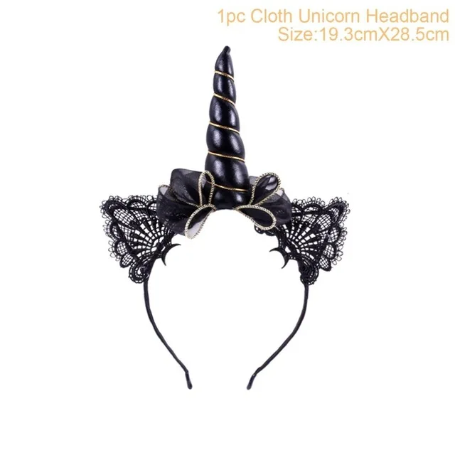 Headband 6 Браслет с единорогом, единорогом, декор на день рождения, подарки для детей, вечерние принадлежности с единорогом, принадлежности для детского душа, вечерние украшения для девочек, подарок - Цвет: Headband 6