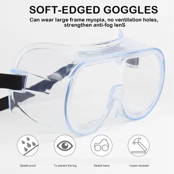 

Multi-function Fully Enclosed Windshield Goggles Anti-spatter Anti-fog Dust-proof Protective Riding Glasses #4O