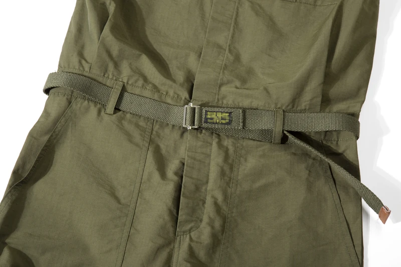 Комбинезон мужской слитный хлопковый модельный комбинезон с карманами