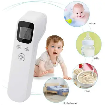 

Baby Thermometer Infrared Digital LCD Body Measurement Forehead Ear Non-Contact Adult Body Fever IR Children Termometro Gun 2020