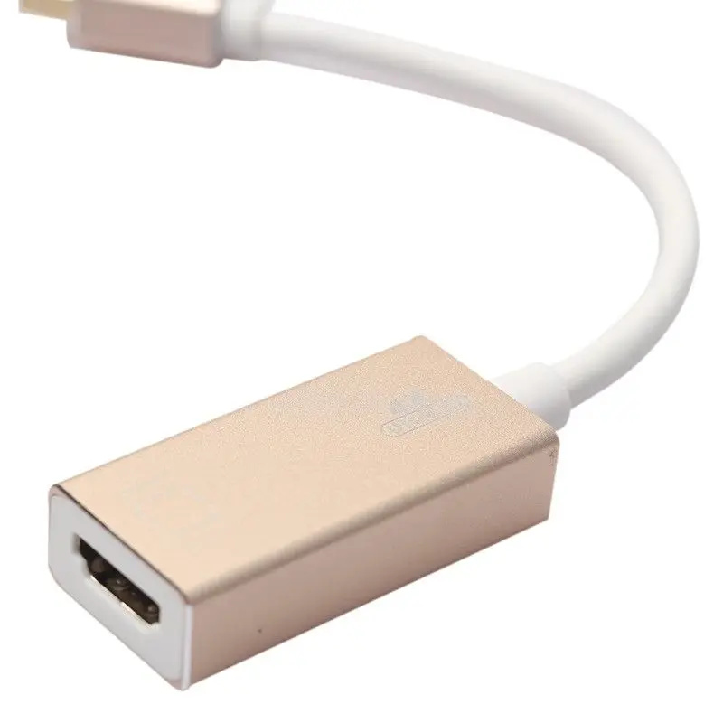 Top-4K Mini DisplayPort DP Thunderbolt к HDMI кабель адаптер для Macbook W4M7