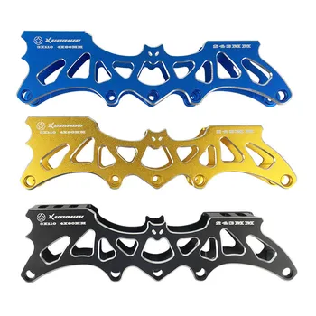 

JEERKOOL Inline Speed / Slalom Skates Frame For 3*110mm / 4*80mm Wheels 243 mm Aluminium Alloy Speeding Roller Skates Base DJ10