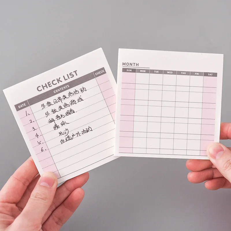 

Weekly Month Planner Memo Pad Sticky Notes Stationery Memo Sheets Note Pad