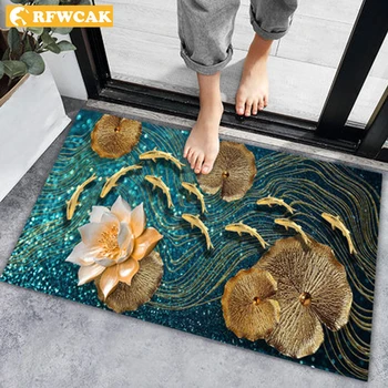

Toilet water absorbing floor mat kitchen floor mat bathroom anti-skid mat household entrance door mat bedroom carpet