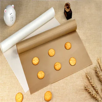 

Reusable Baking Mat High Temperature Resistant Teflon Sheet Pastry Baking Oilpaper Heat-Resistant Pad Non-stick for Outdoor BBQ