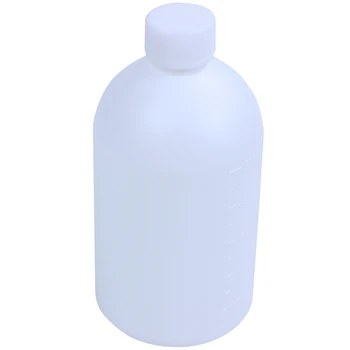 

White Chemicals Laboratory Storage Flat Bottom Laboratory Bottle 500ml