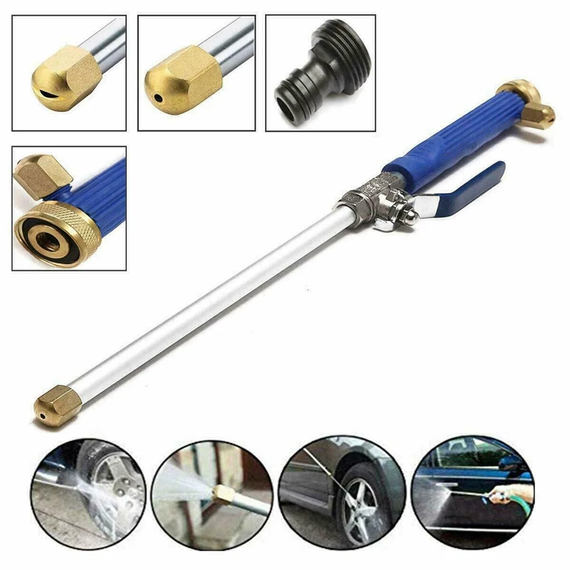 High Pressure Water Washing Spray Gun Car Clean Lawn Garden Hose Pipe