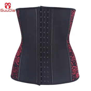 

GUUDIA 9 Steeel Bones Waist Trainer Corset for Weight Loss Colombiana Waist Cincher Slimming Hourglass Body Shaper Slimmer Sport