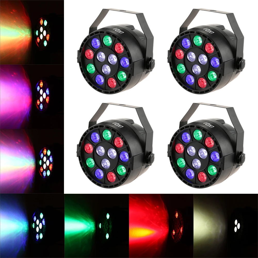 

DMX-512 RGBW LED High Power Stage PAR Light Lighting Strobe Professional 8 Channel Party Disco Show 30W AC 90-240V