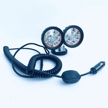 

Portable work light Magnet Car sucker Mounts Offroad Led light Universal Auto External spot/flood driving head light fog lamp