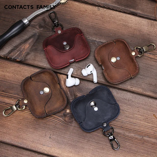 

Genuine leather case for Airpods 3 Pro Earphone Box Cover Bluetooth Wireless Italy high-end luxury Protect Case for Airpod pro