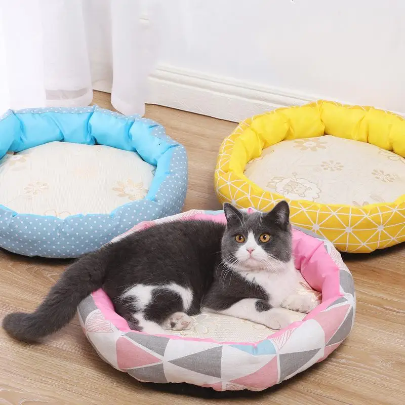 Super Soft Pet Bed Round Dog Bed For Dog Cat Fluffy Comfy Calming Dog Beds Donut Sleeping Bag Kennel Cat Puppy Sofa Bed House Houses Kennels Pens Aliexpress