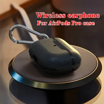 

For AirPods Pro case Nonslip silicon Wireless Protective case luxury Honeycomb Grain skin headphone Case for AirPods Pro 3 case