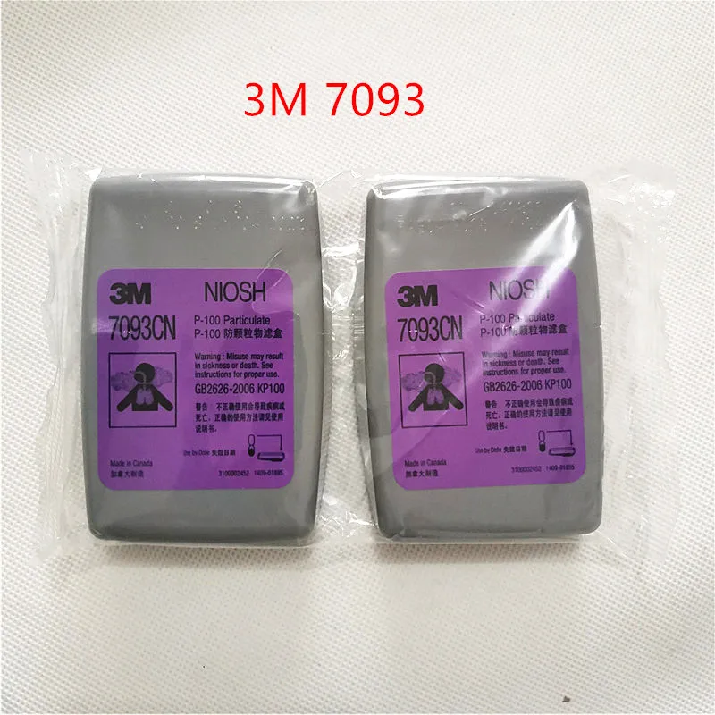 

1pair=2pcs 3M 7093CN Hydrogen Fluoride Cartridge/Filter P100 Respiratory