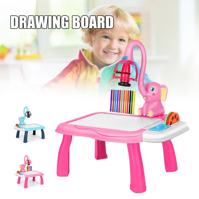 Smart Sketcher Projector Kids  Drawing Projector Toy Learning - Kids  Drawing Table - Aliexpress