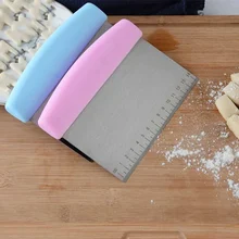 Нержавеющая сталь более гладкая лопатка-скребок для торта резак для муки Кондитерские скребки для торта лезвие для выпечки украшения кухонные инструменты