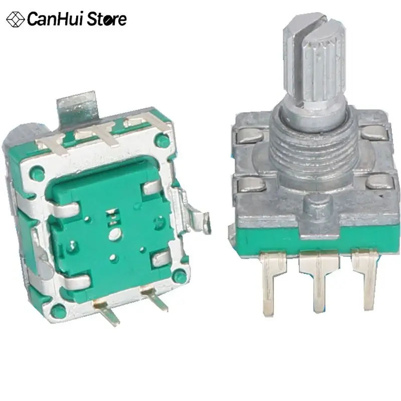 5 stücke 360 Grad Rotary Encoder Schalter EC16 Audio Codierung 5Pin Griff Lange 15 MM/20 MM push- schalter Schal | Обустройство дома