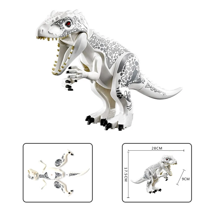 Большой Птерозавр динозавр сборные игрушки Трицератопс небольшой T-Rex в парк развлечений Дракон Брахиозавра 3-летней 4-летний подвижной шарнир
