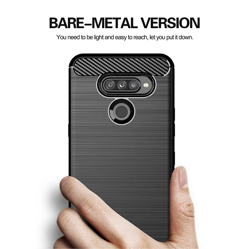 Новый чехол из углеродного волокна для LG G6 G7 Plus G8X G8 G8S ThinQ V50 V30 V30S V40 V50S Stylo 4 5 W10 W30