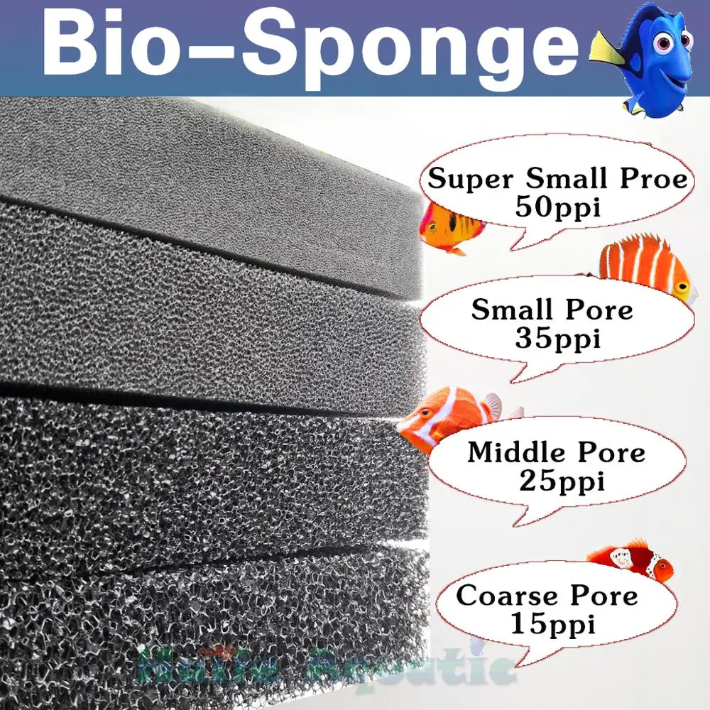 Haile Aquatic Bio Sponge Filter Media Pad Пена для аквариума Koi Pond водная пористость 15 25 35 50