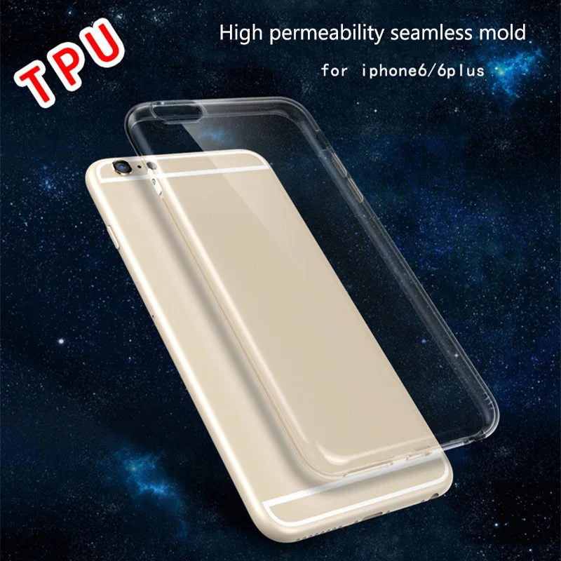 

Luxury Case for iPhone 7 8 Plus Case Slim Clear Silicon Soft Transparent TPU Back Original Cover for iPhone 7 8 Case Coque Capa