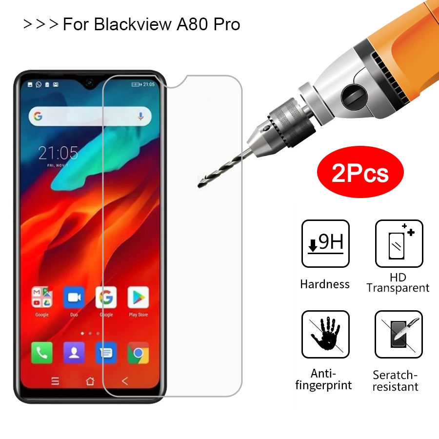 2Pcs-lot-2-5D-0-26mm-9H-Tempered-Glass-for-Asus-Zenfone-6-2019-ZS630KL-Screen protector