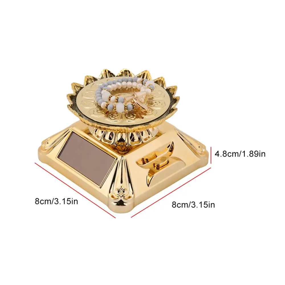 360 градусов поворотный круг на солнечной энергии вращающийся стенд лотоса Форма