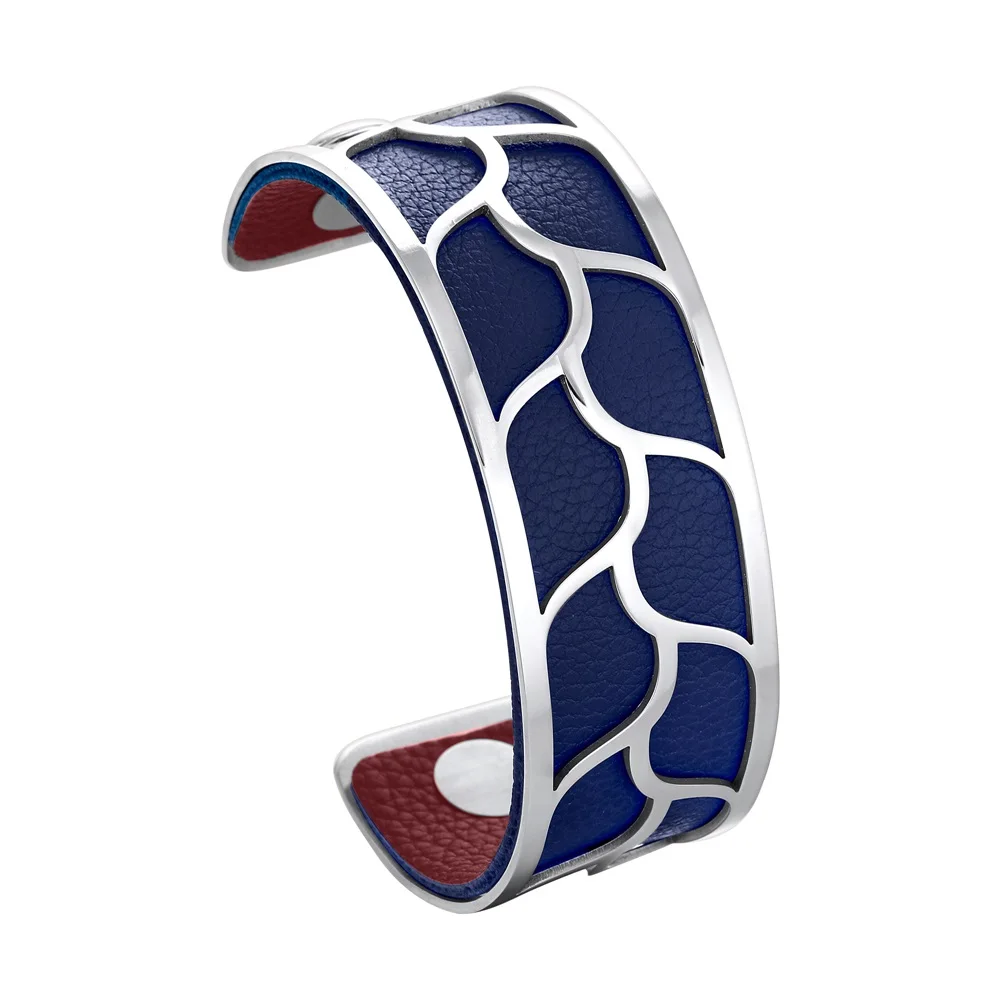 Legenstar сменный Браслет на манжет Femme серебряный браслет из нержавеющей стали браслеты для женщин ювелирные изделия Реверсивные - Окраска металла: BC0090707