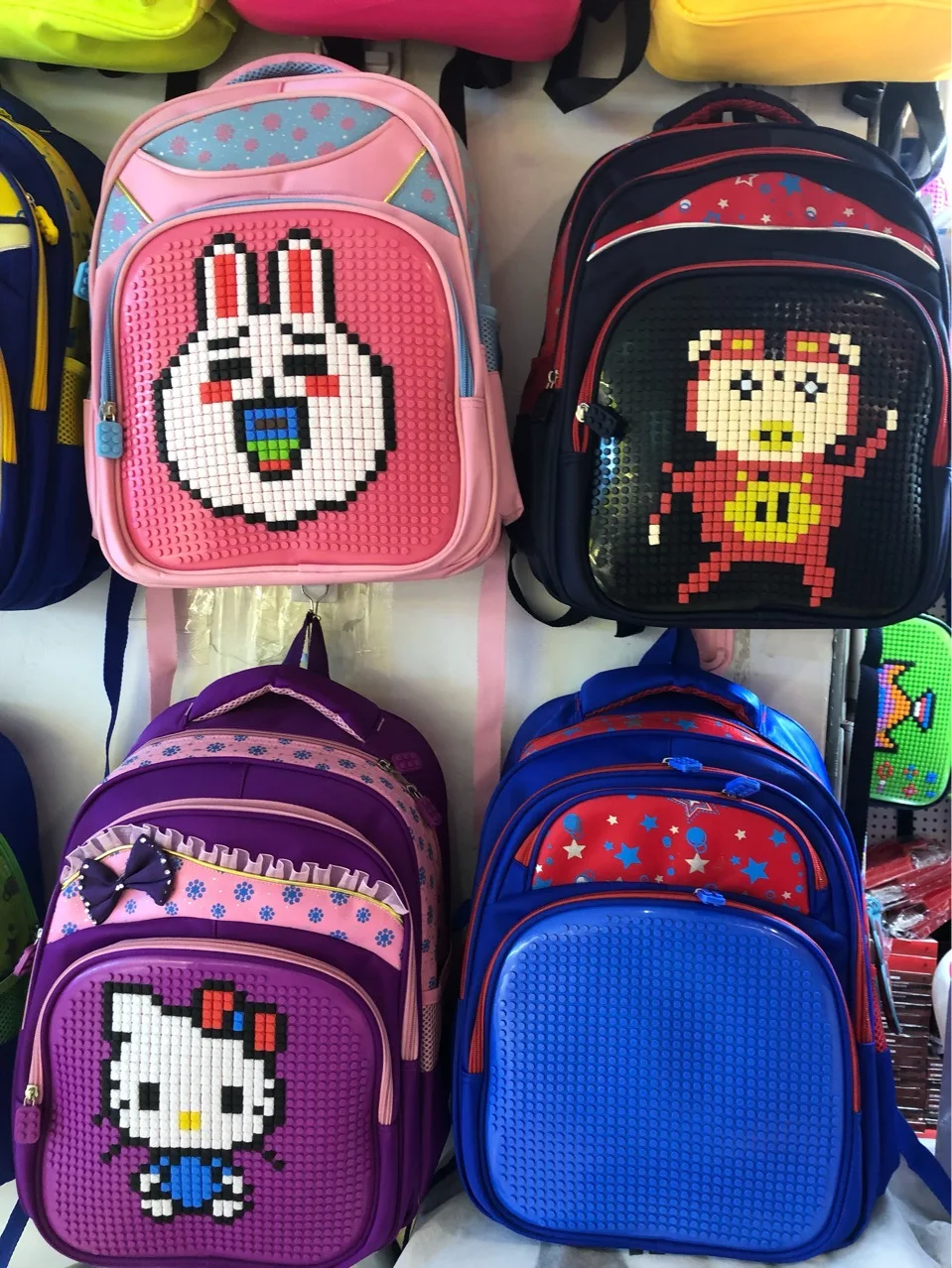 

Backpack Schoolbag for Elementary School Students Educational Parent And Child Hands-on Play Games Jigsaw Puzzle Cool Shoulder S