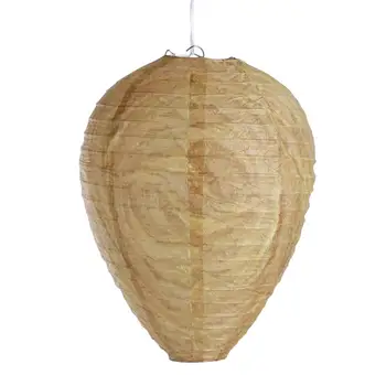 

Uonlytech 2pcs Drive Beehive Lantern Wasp Deterrent Fake Wasp Nest Simulated Honeycomb Light Hanging Wasp Deterrent