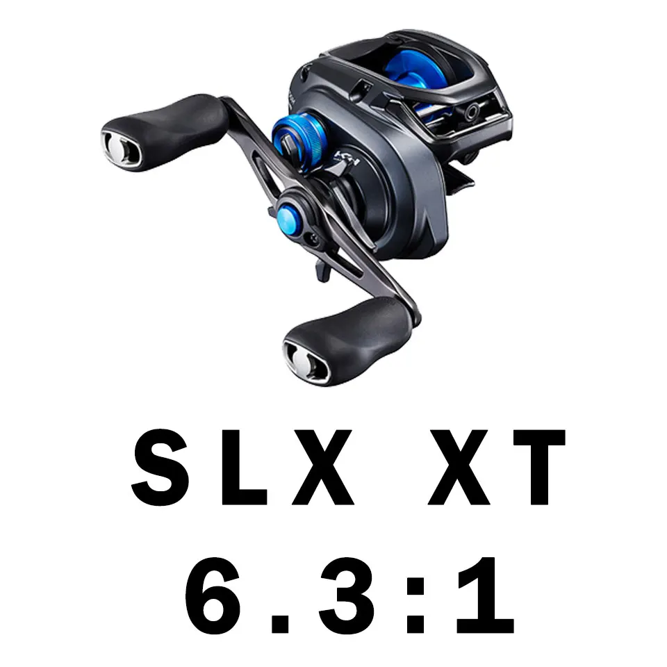 Новая катушка Shimano SLX XT Baitcast Рыболовная катушка SVS Infinity тормозная система алюминиевый корпус Hagane - Цвет: 6.3