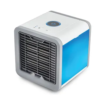 

MASSAGER USB Mini Air Conditioner Humidifier Purifier 7 Colors Light Desktop Cooling Fan for Office Home Outdoor Travel