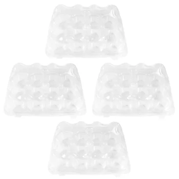 

4Pcs Cake Box Lightweight Practical Portable Transparent Cake Holder for Party