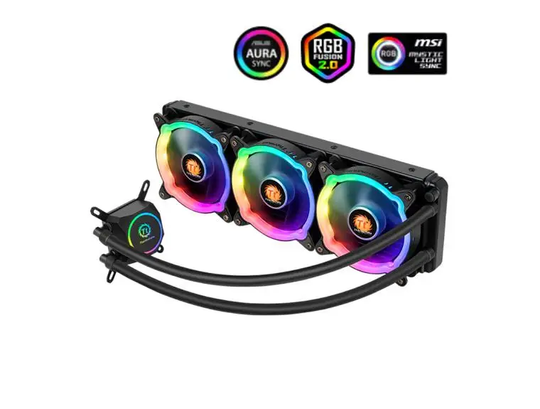 Радиатор водяного охлаждения Thermaltake Ice Dragon 360 Sync RGB(синхронизация материнской платы/медный кулер для воды/мультиплатформа - Цвет лезвия: Ice Dragon 360
