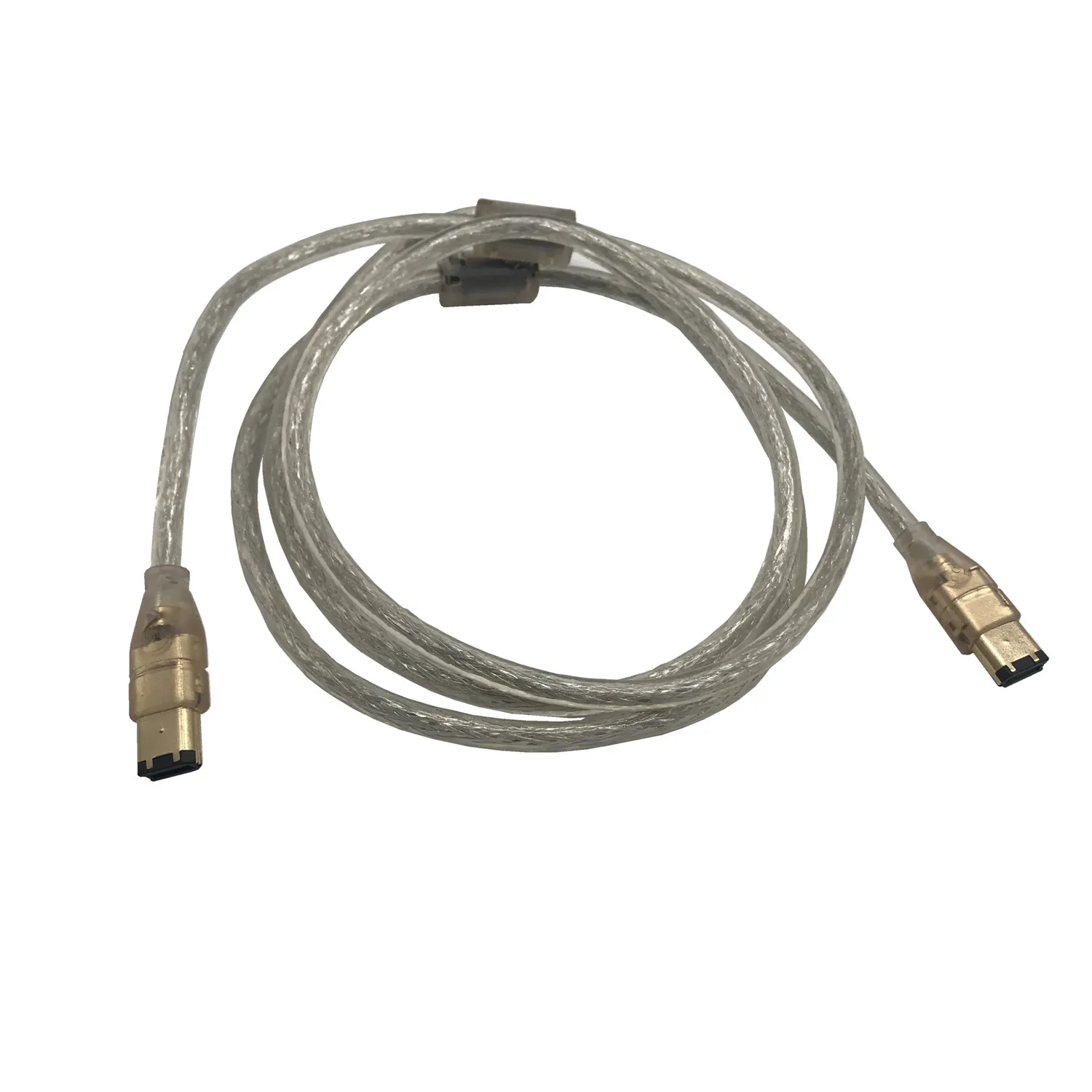 Позолоченный IEEE 1394 кабель 1394a 6pin штекер до 6 pin штекер 6-6 pin Firewire iLink DV Соединительный кабель высокого качества 1,5 m 5FT