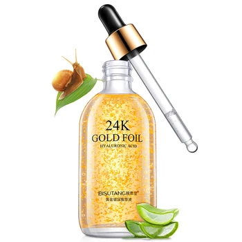 

100ML 24K Gold Face Serum Hyaluronic Acid Moisturizer Essence Cream Whitening Anti Aging Anti Wrinkle Liquid Facial Skin Care
