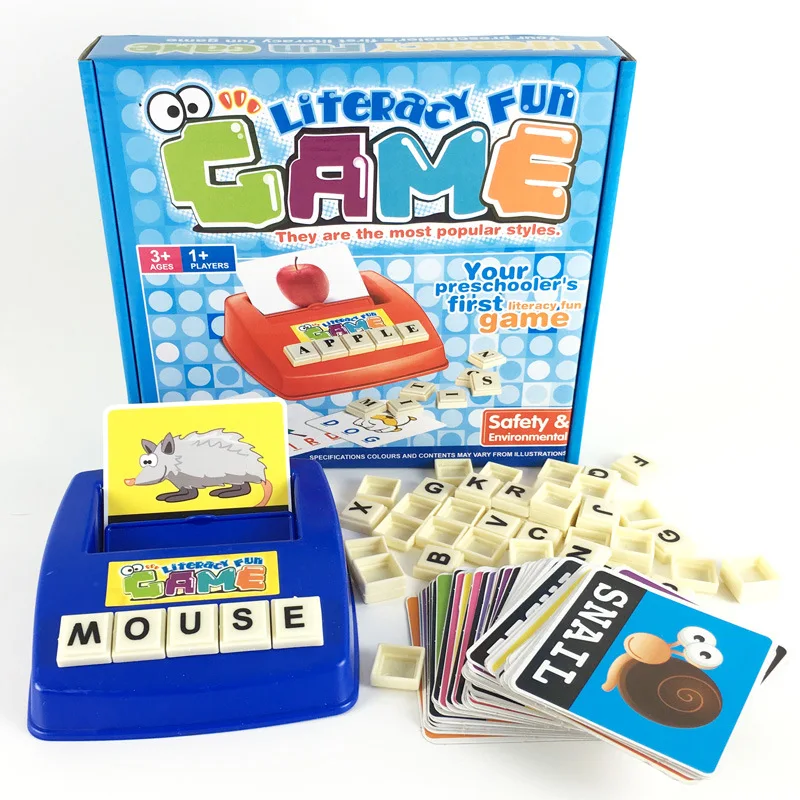 Английская орфографическая карточная игра обучающая с картинками тарелка Английский Обучение детская игрушка раннее образование