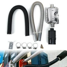 Car Air Diesel Heater 24mm Exhaust Silencer + 25mm Filter For Air Diesel Heater silicone heater pad wvo svo car fuel filter diesel heater 50x250mm 12v 100w w thermostat 80c flexible heater