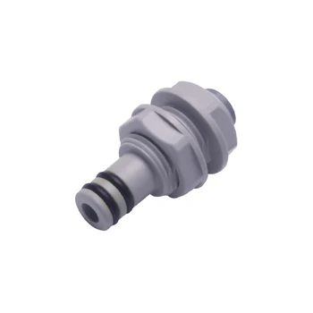 

11.4mm - 1/4" OD Tube RO Water Quick Connector Tight Junction Double Sealing PE Pipe Fitting Hose Clapboard Filter System