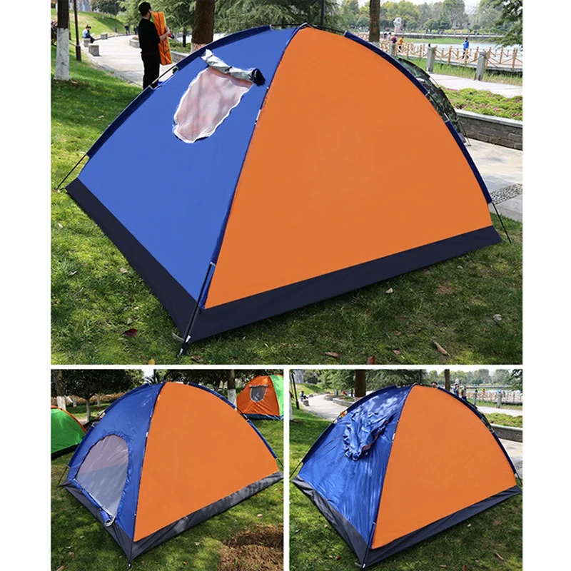

1/2/3-4/6 Person Camping Tents Single Layer Waterproof Windproof Sunshade Outdoor Tent Driving Camping Picnic Accessories